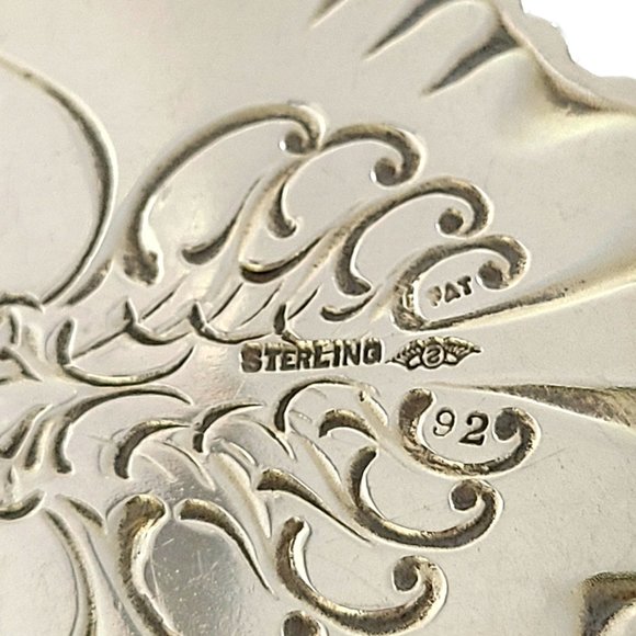 Antique George Shiebler Sterling Silver Sandringham 2pc Fish Serving Set #10180 - Picture 9 of 10